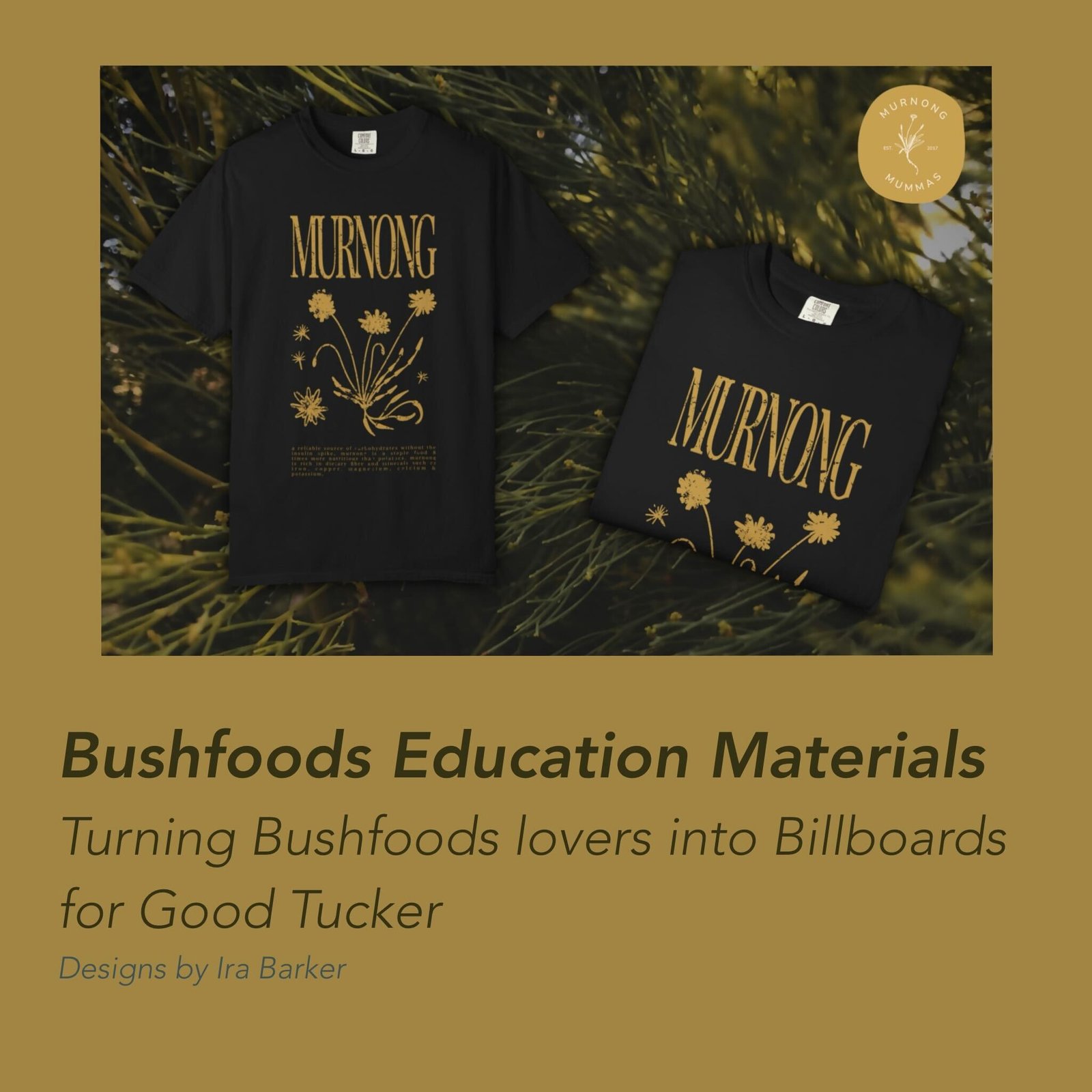 Turning bushfood lovers into billboards for good tucker